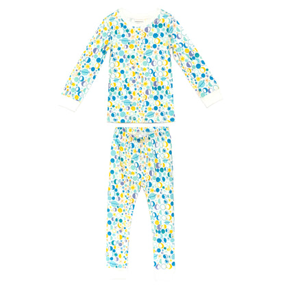 DoDo Banana Organic Pima Cotton Pajama Set- Many Moons