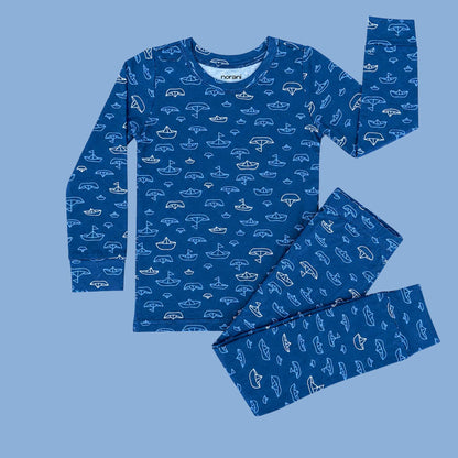 Modal Pajama Set - Nautical