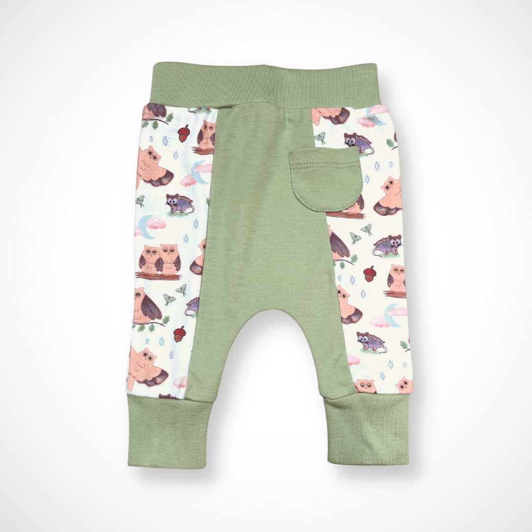 Kolorful Organic Pima Cotton Babies' Long-Sleeved Bodysuit & Pants Set- Nocturnal