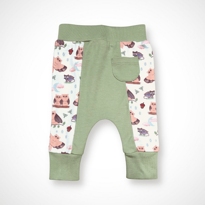 Kolorful Organic Pima Cotton Babies' Long-Sleeved Bodysuit & Pants Set- Nocturnal