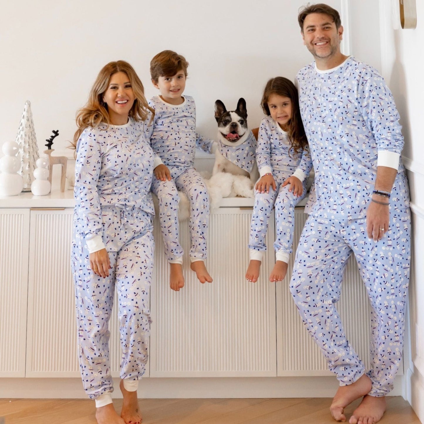 Organic Cotton Pajama Set - Winter Snowmen