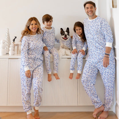 Organic Cotton Pajama Set - Winter Snowmen