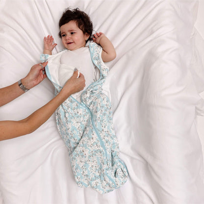 One & Done All-Season Sleep Sack - Cherry Blossoms | Norani Baby