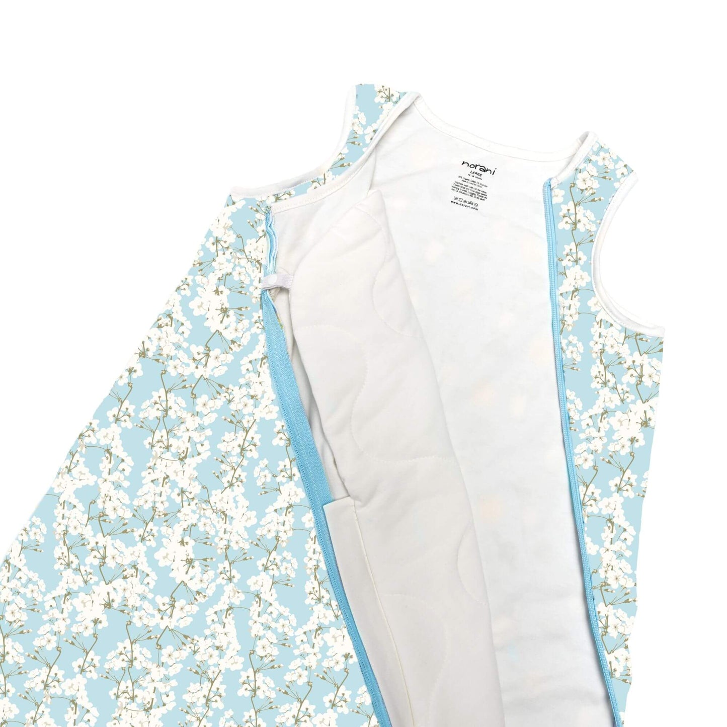 One & Done All-Season Sleep Sack - Cherry Blossoms | Norani Baby