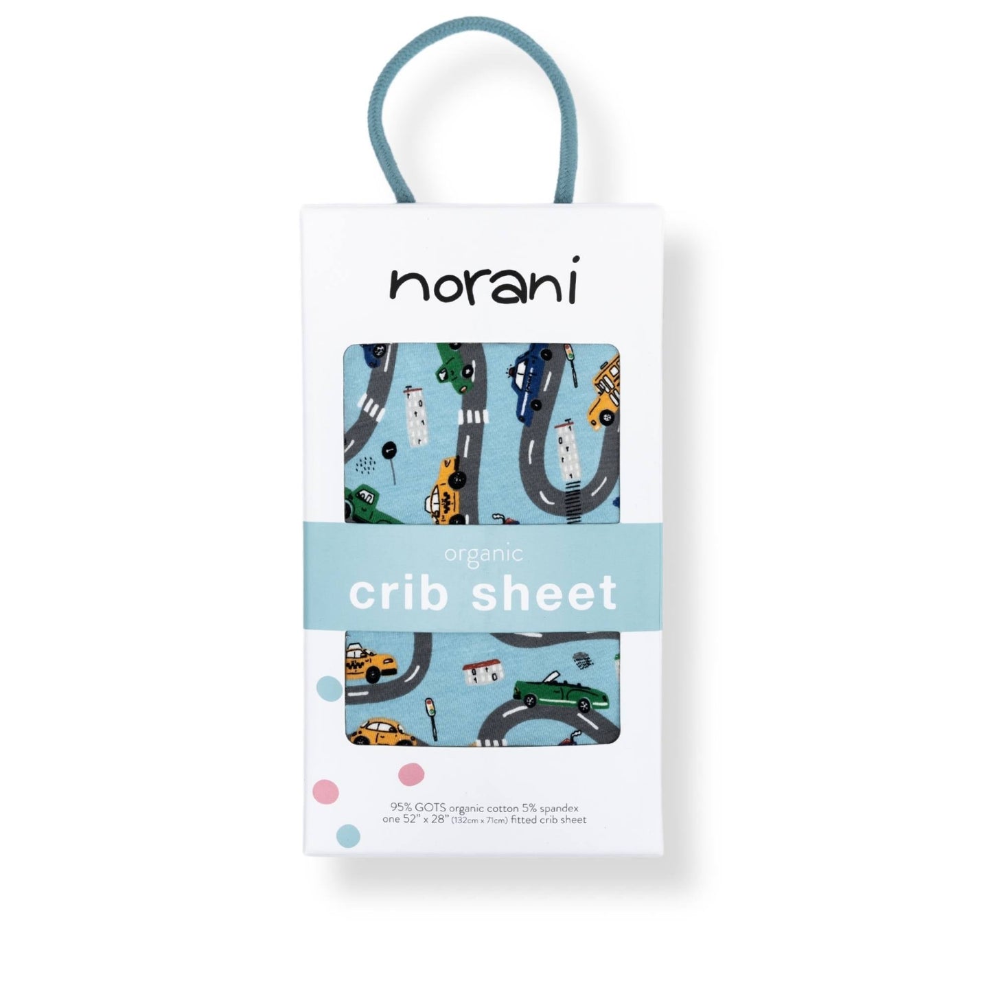Cars Organic Crib Sheet - GOTS Certified | Norani Baby