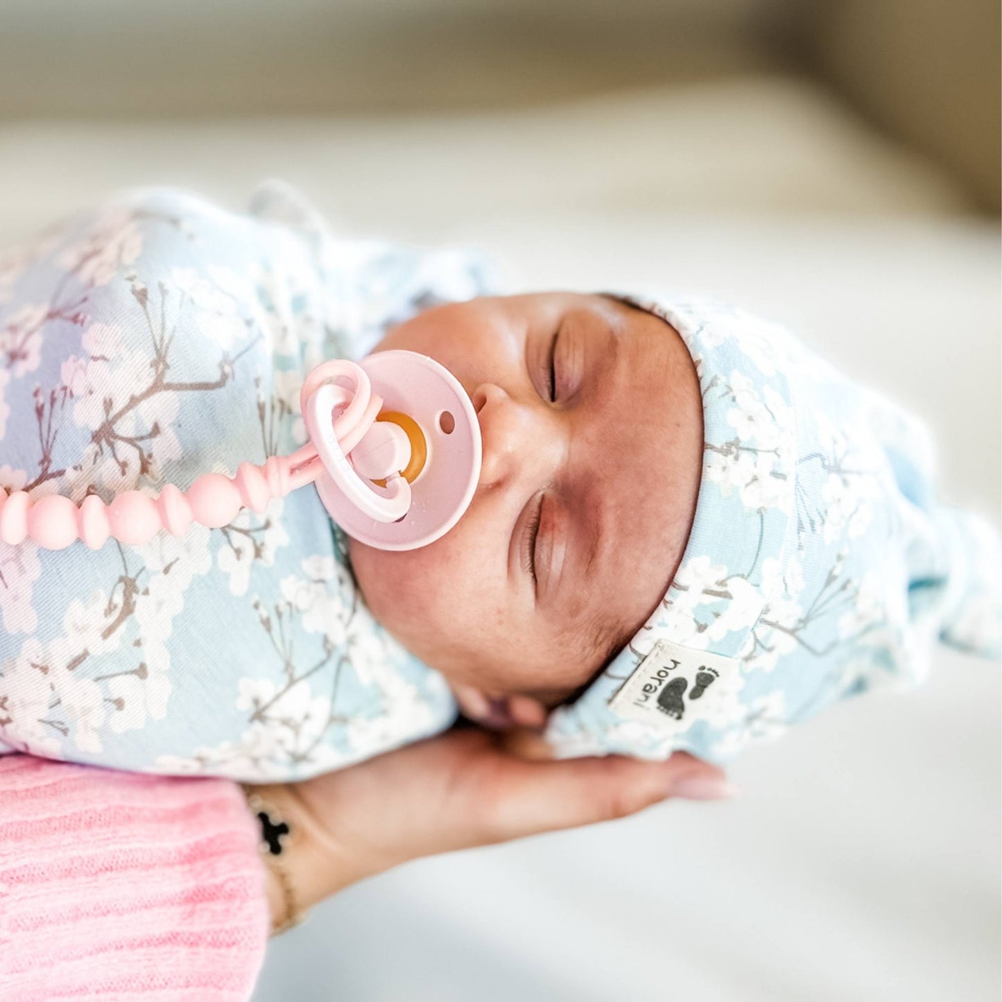 Cherry Blossoms Organic Swaddle Sleep Pod | Norani Baby