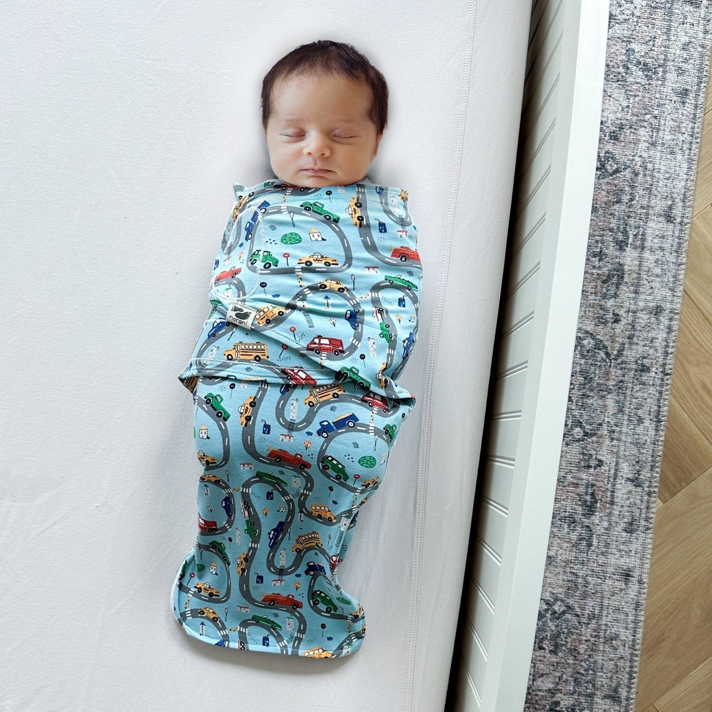 Cars Organic Swaddle Sleep Pod | Norani Baby