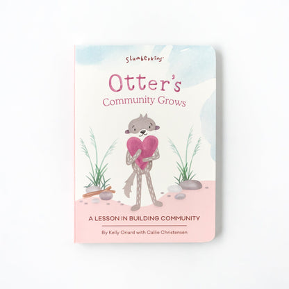 Otter Plush Toy & Building Connections Books Set