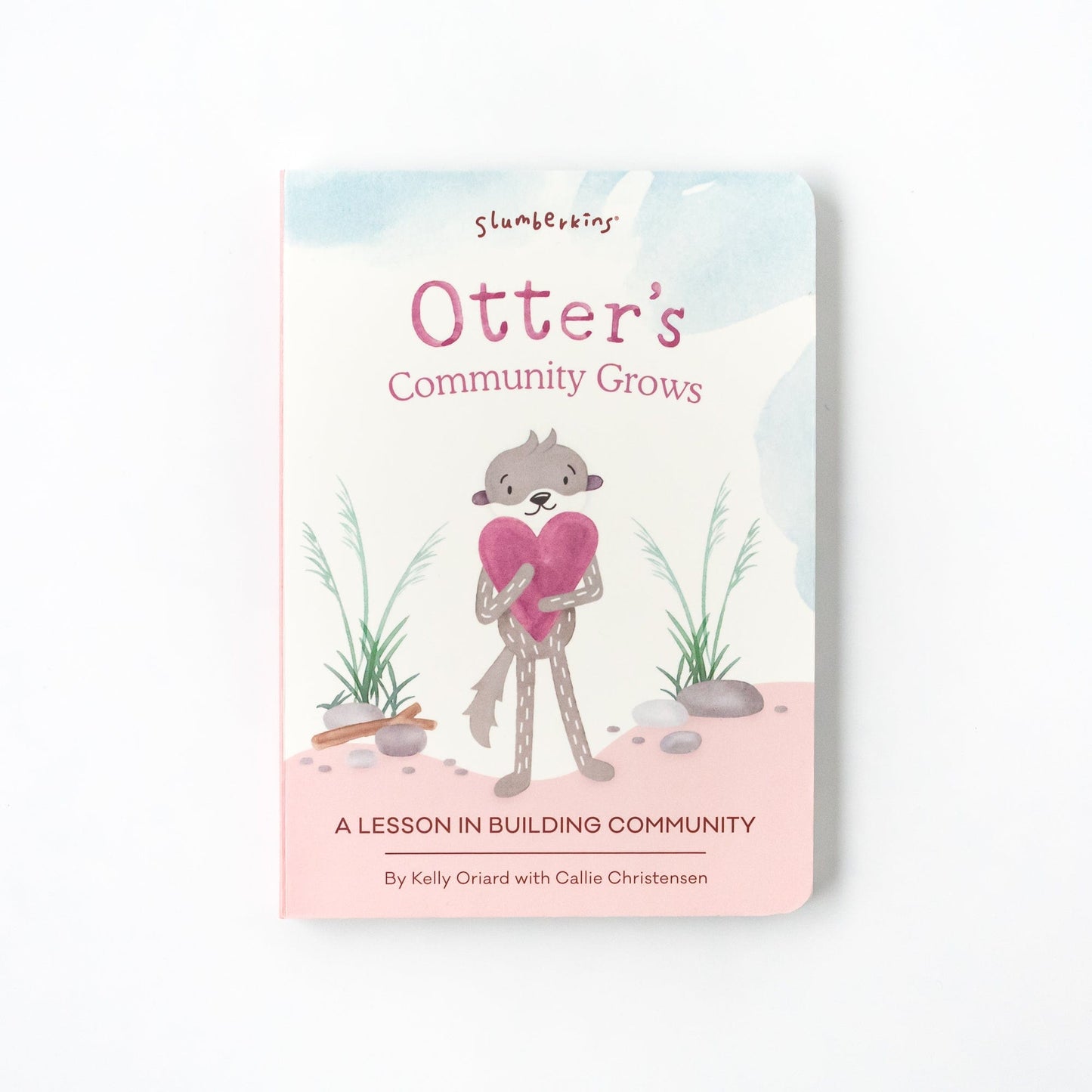 Otter Snuggler Lovey & Building Connection Books Set