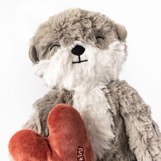 Otter Plush Toy & Building Connections Books Set