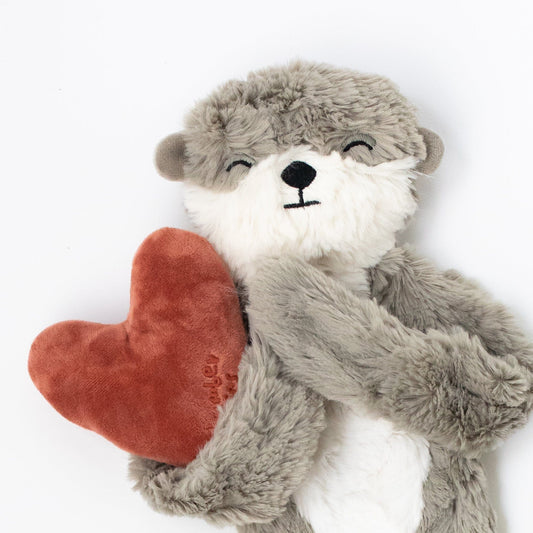 Otter Snuggler Lovey & Building Connection Books Set