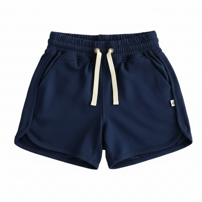 Organic Cotton Jersey Kids Running Shorts | Jackalo