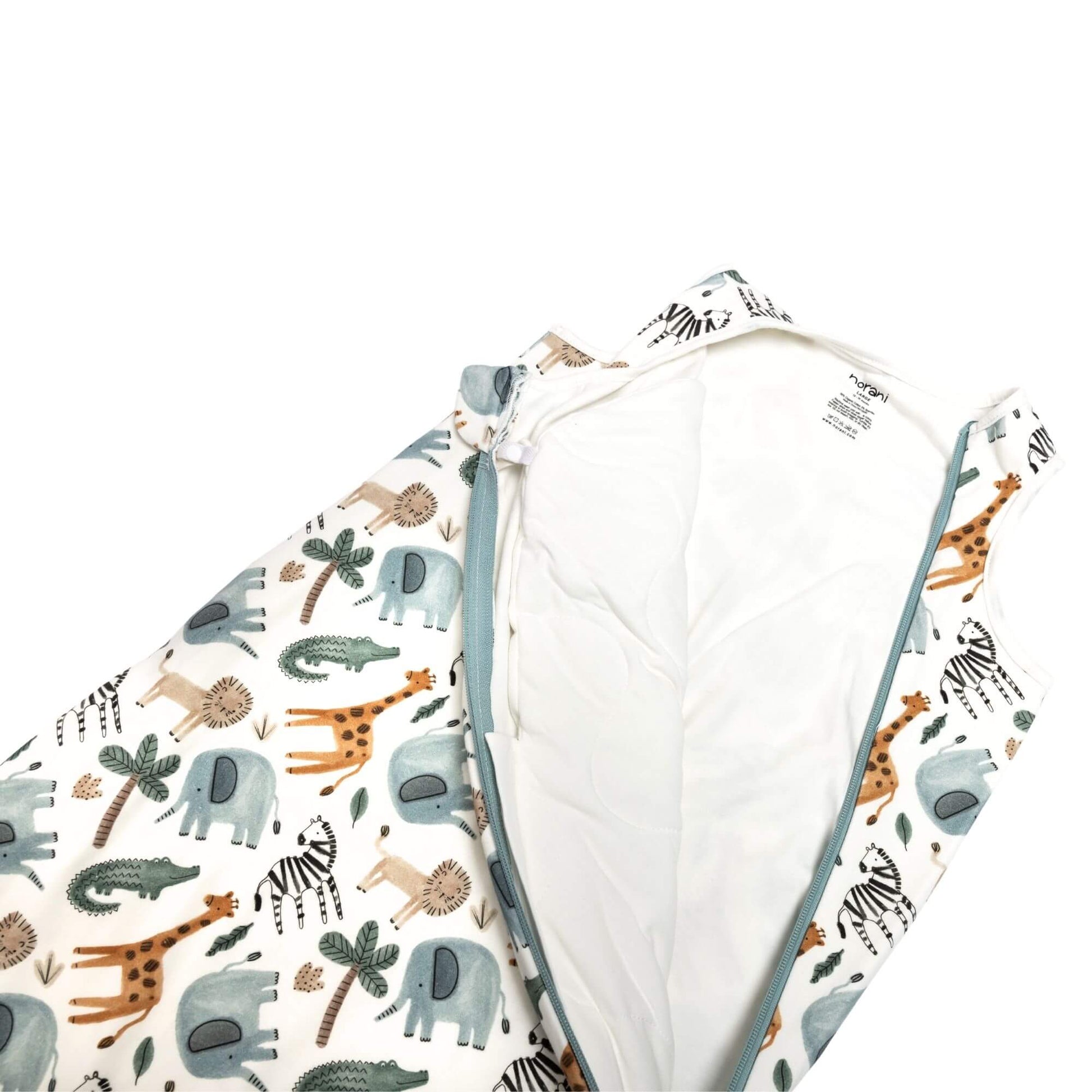 One & Done All-Season Sleep Sack - Safari Animals | Norani Baby