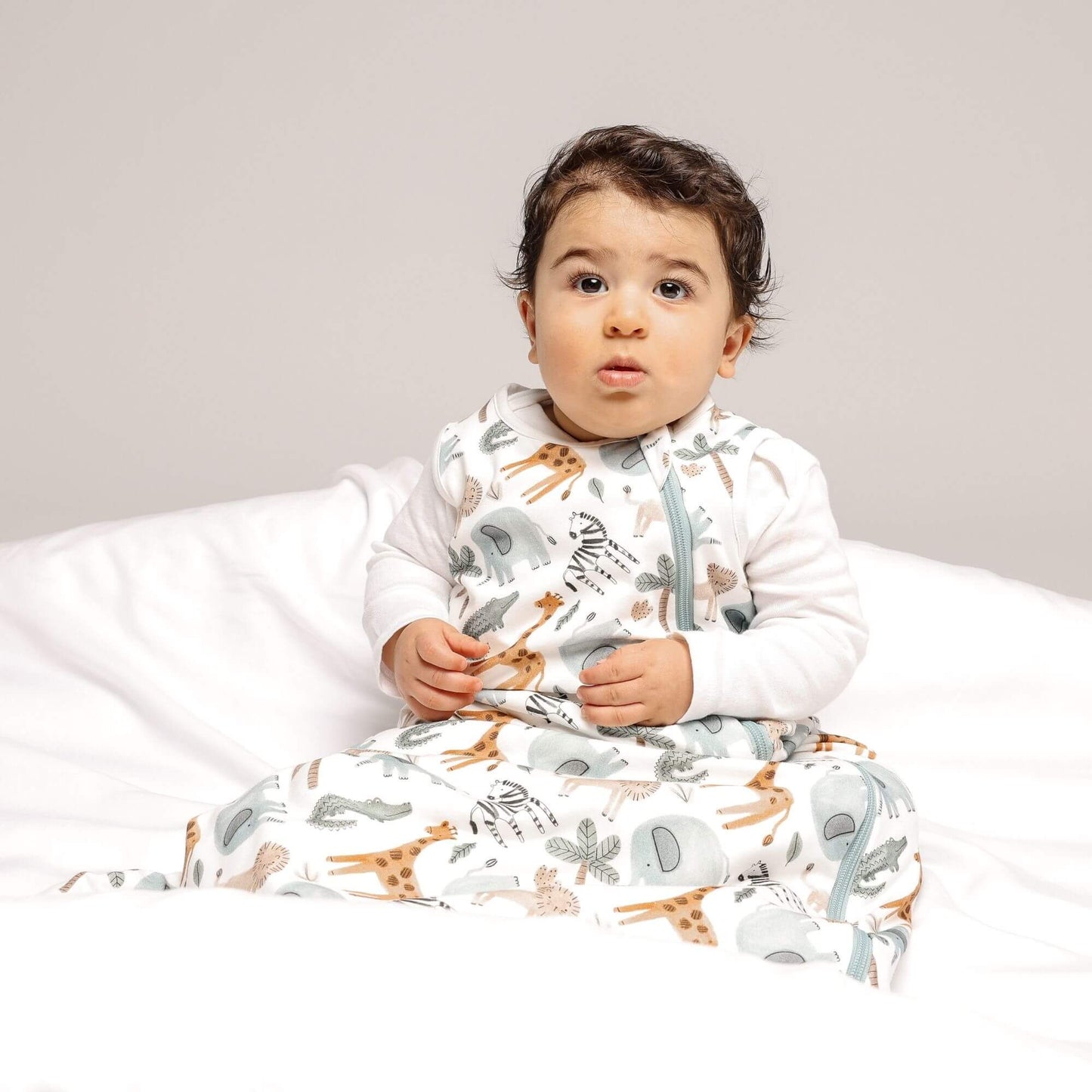One & Done All-Season Sleep Sack - Safari Animals | Norani Baby