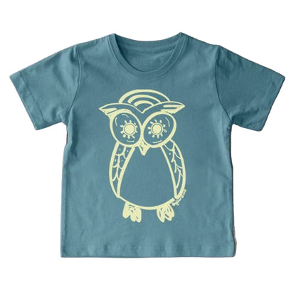 Owl Organic Cotton T-Shirt for Kids | Uni-T