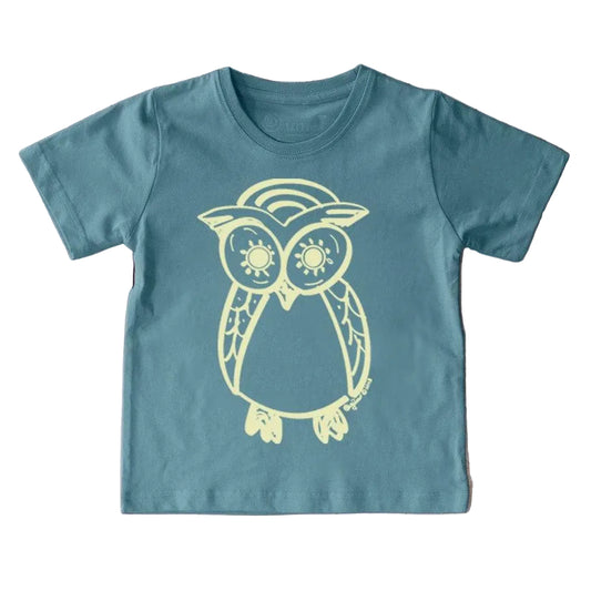 Owl Organic Cotton T-Shirt for Kids | Uni-T
