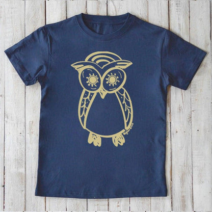 Owl Organic Cotton T-Shirt for Kids | Uni-T