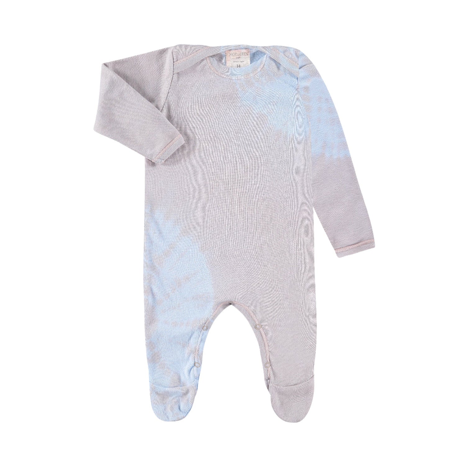 PAIGELAUREN Rib Tie Dye Baby Pajama