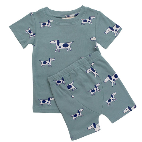 Parade Organics Pajama set, short- dogs