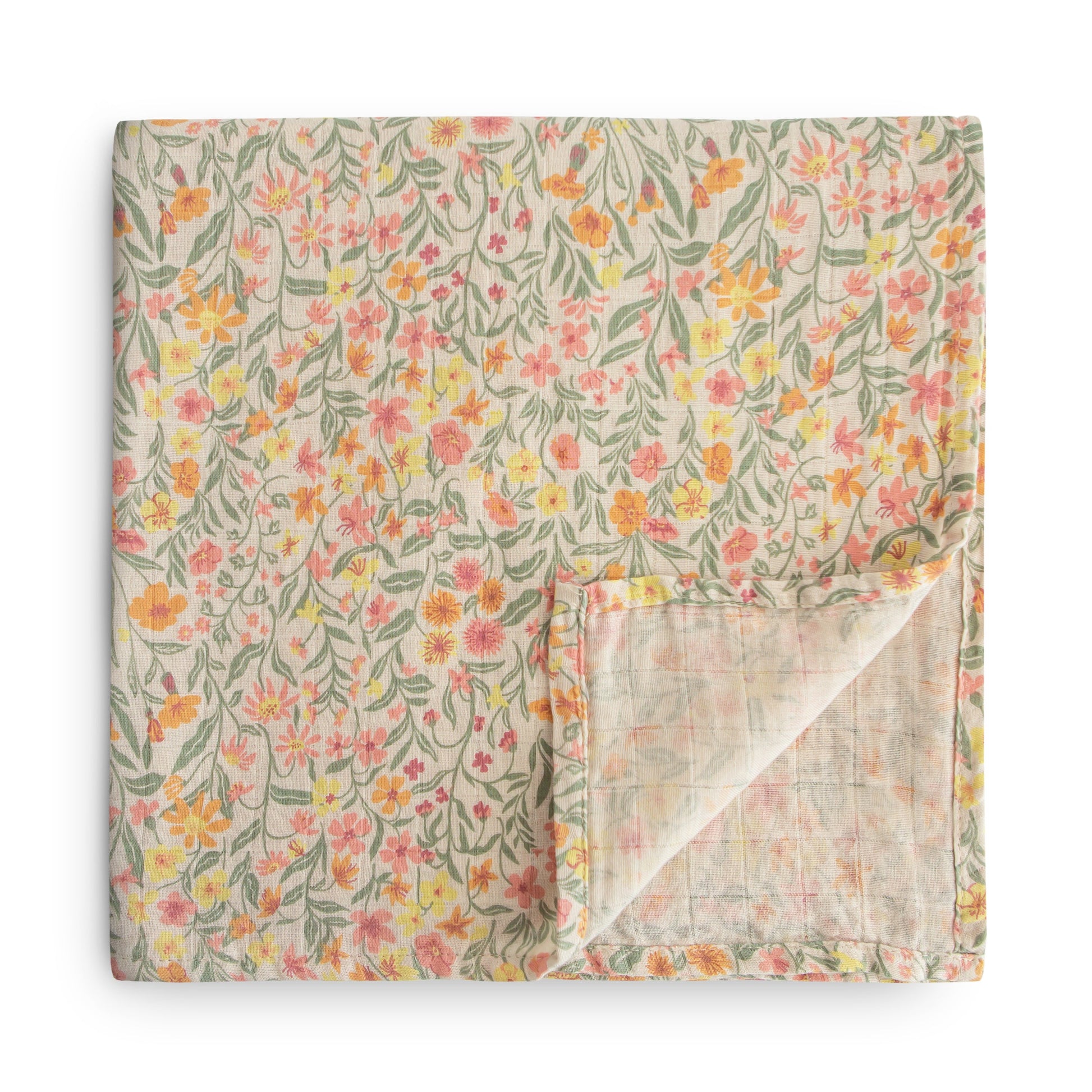 Organic Cotton Muslin Swaddle Blanket - Various Colors | Mushie