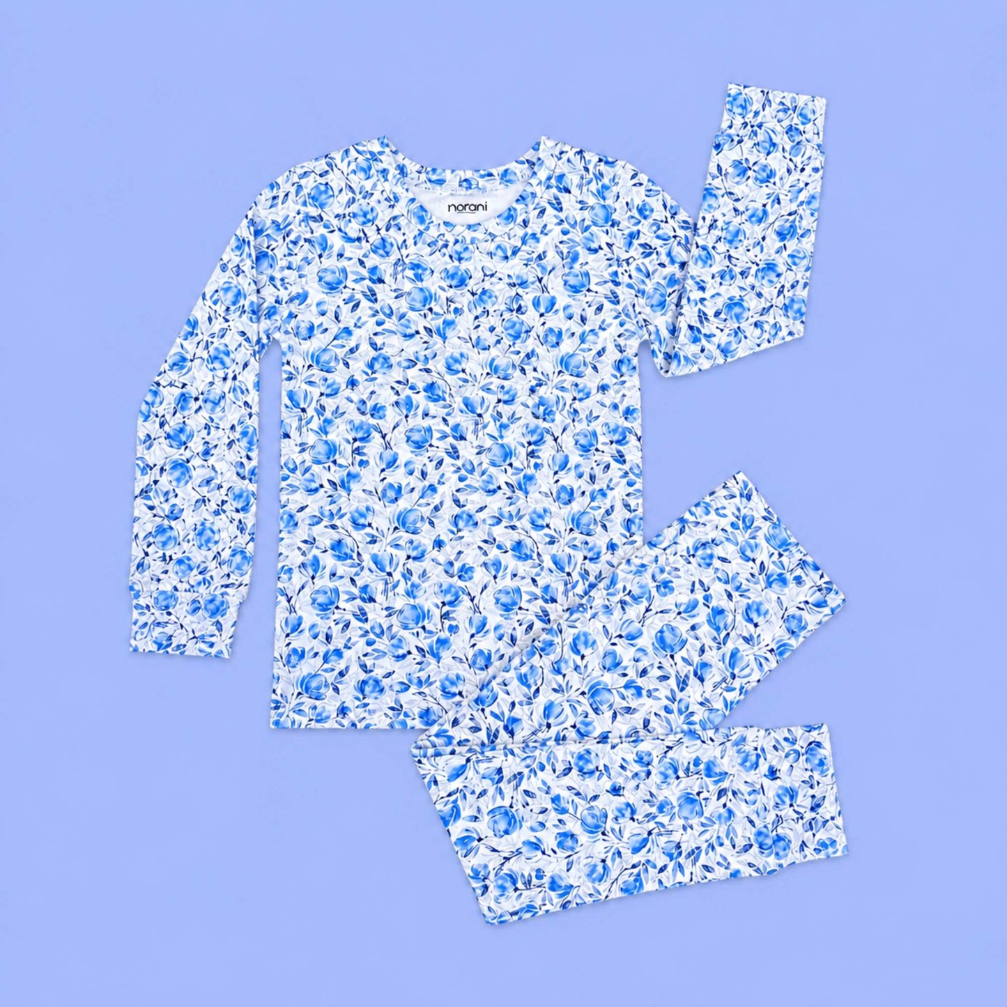 Modal Pajama Set - Blue Petals