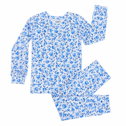 Modal Pajama Set - Blue Petals