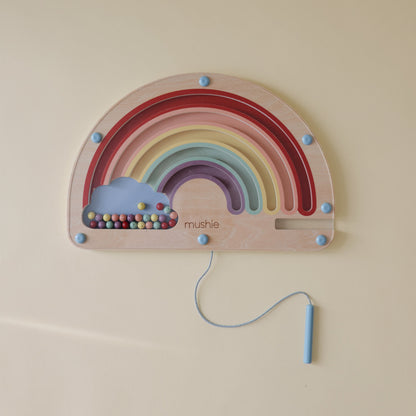 Wooden Magnetic Rainbow Maze | Mushie