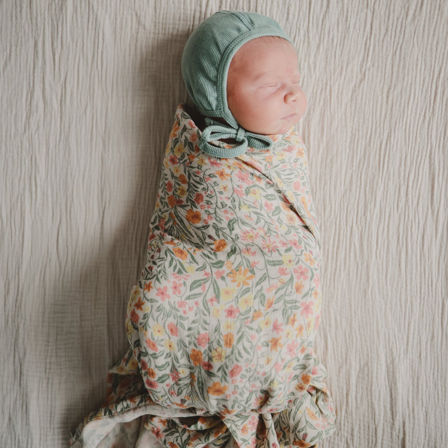 Muslin swaddle blanket, various colors*