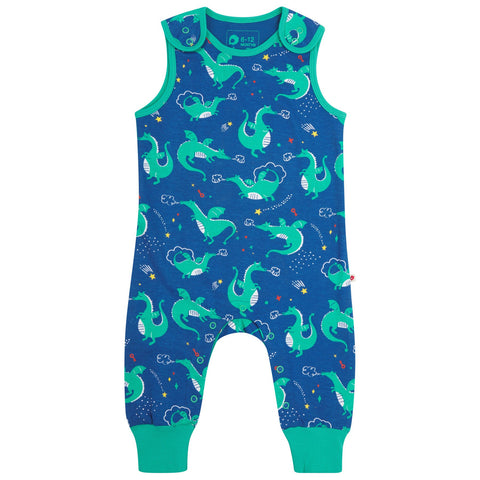 Piccalilly organic Dungarees- magic dragon