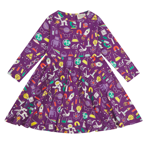 Piccalilly organic Skater dress- science