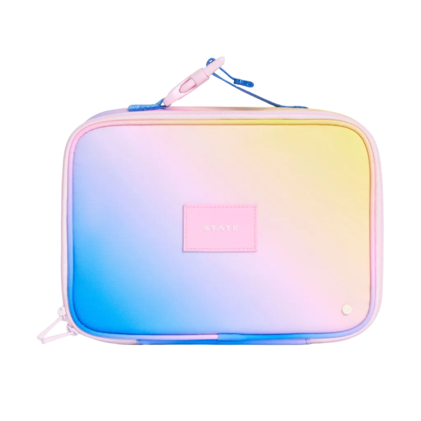 State Bags Rodgers Lunch Box - Blue/Pink/Yellow Gradient
