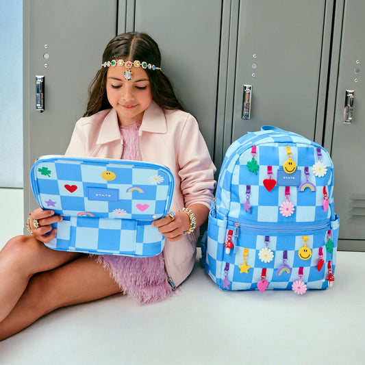 State Bags Rodgers Lunch Box - Charms Blue Check