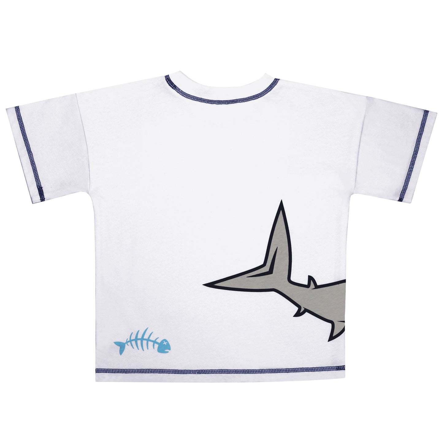 Shark Crewneck T-Shirt - Organic Cotton & Recycled Polyester | Rebloomed Kids
