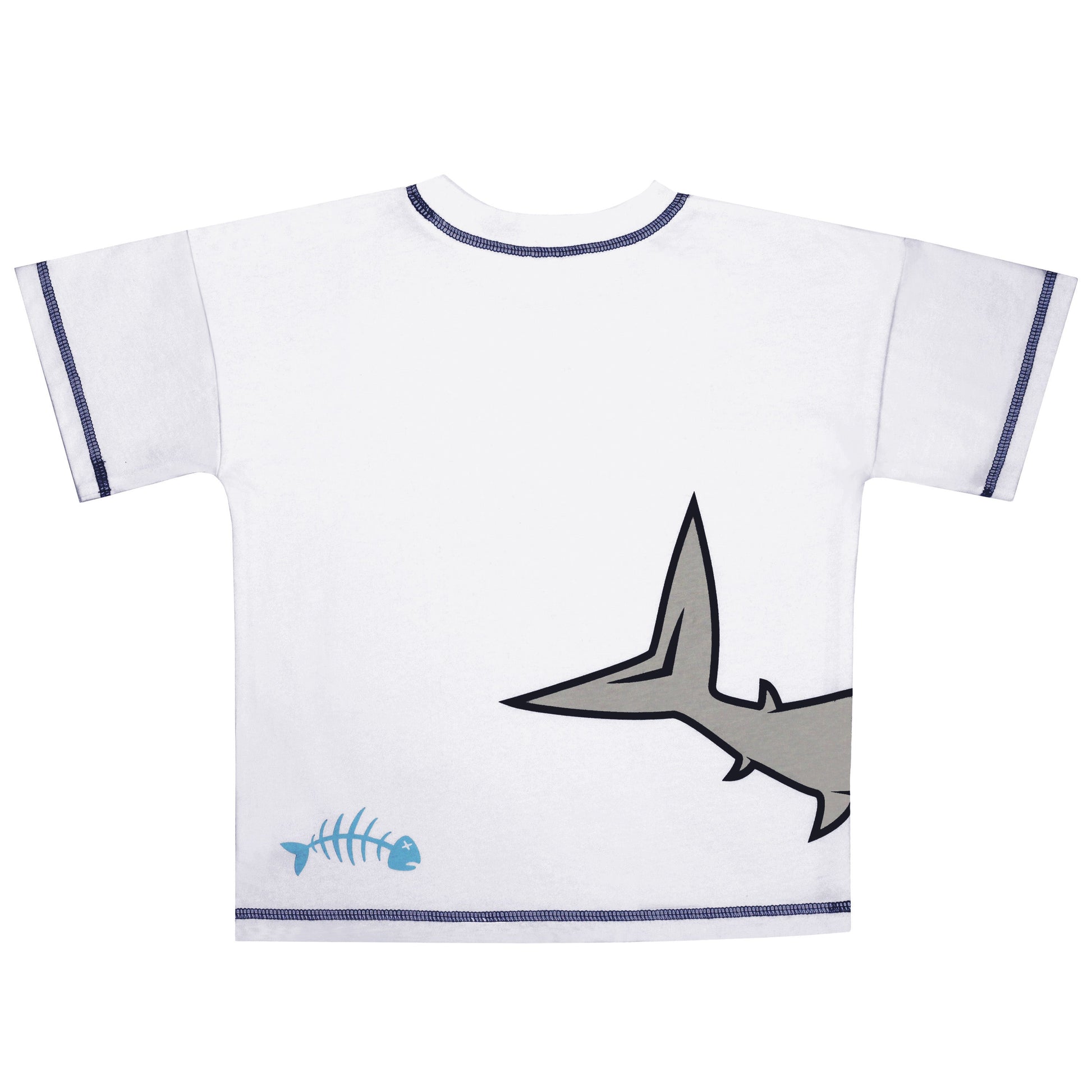 Shark Crewneck T-Shirt - Organic Cotton & Recycled Polyester | Rebloomed Kids