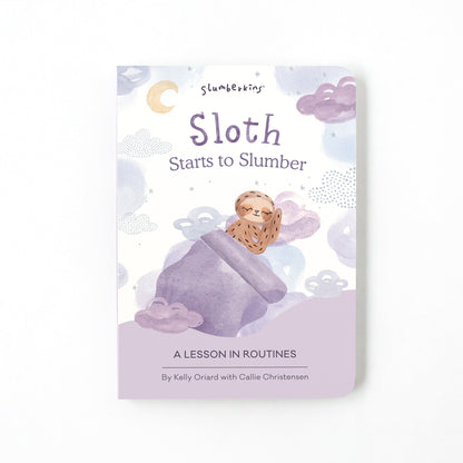 Sloth Plush Toy & Routines Books Set