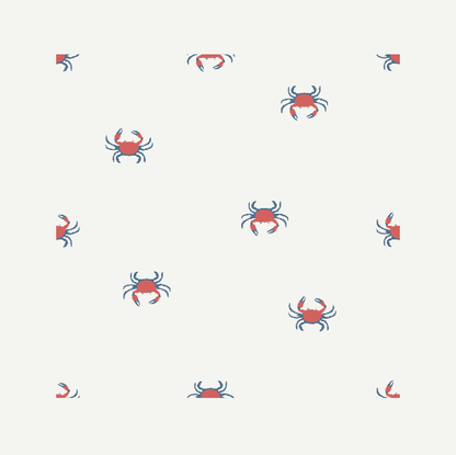 Organic Cotton Tank Twirl Dress - Crab Print