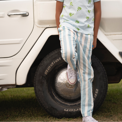 Linen Striped Cabana Pant