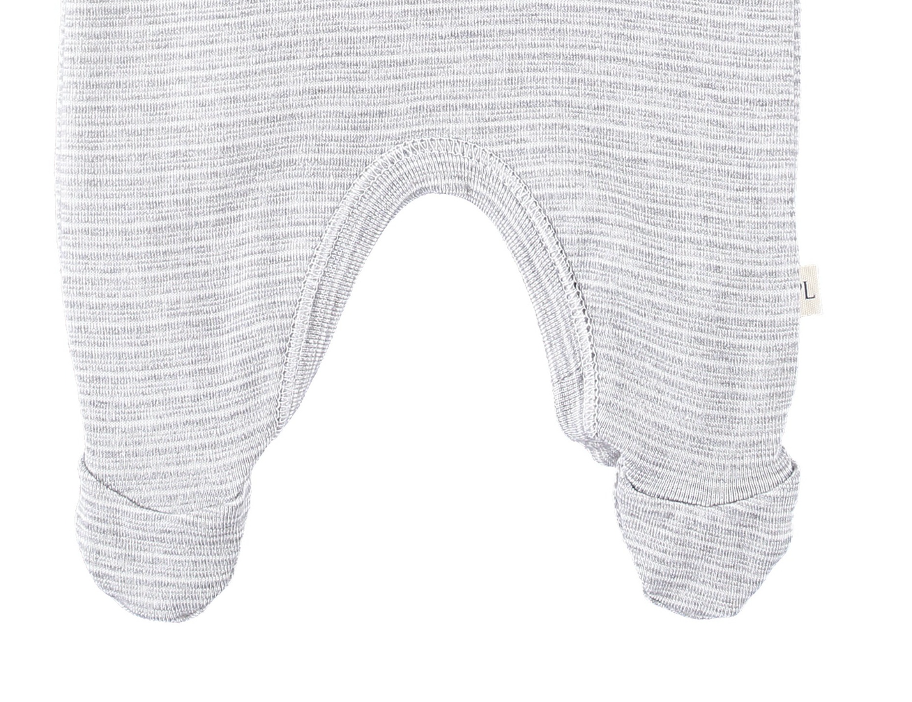 PAIGELAUREN Rib Footie Pajama | Organic Cotton, Made in LA