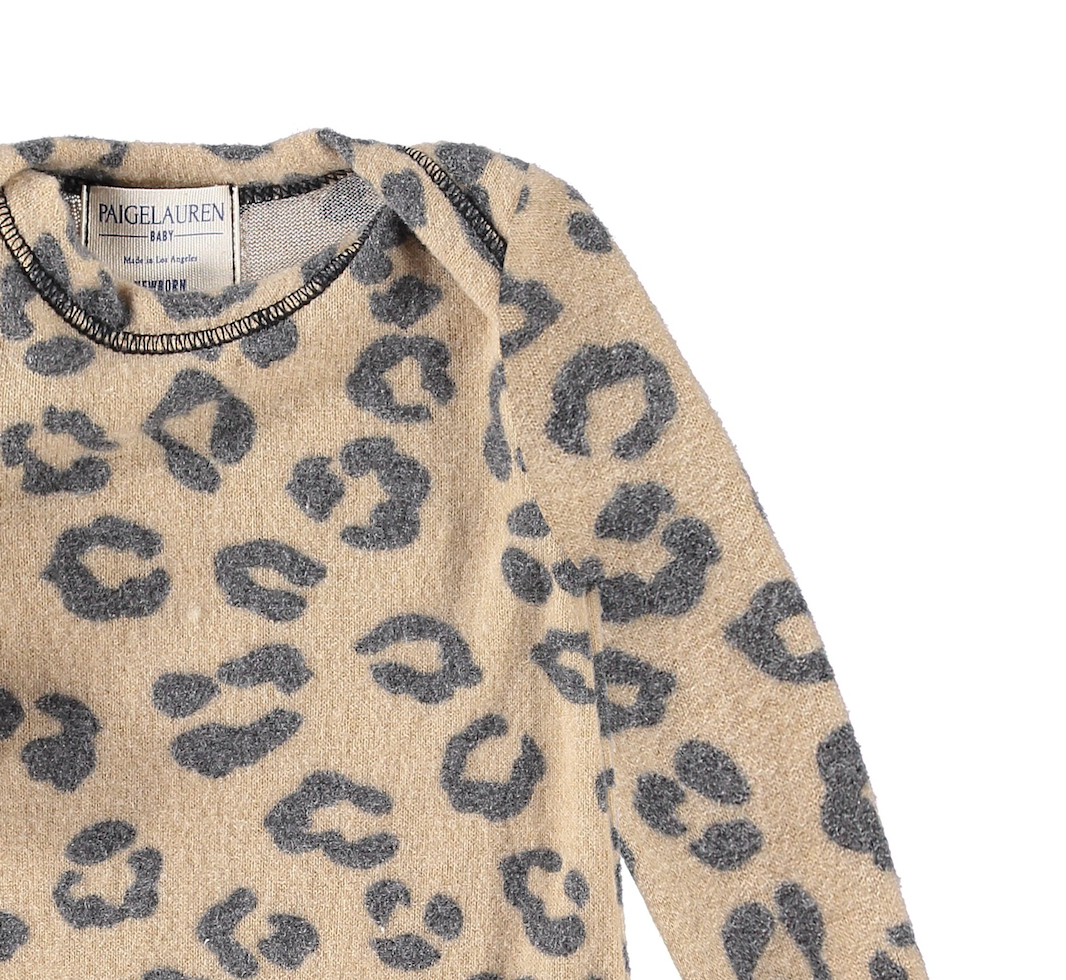 PAIGELAUREN Hacci Animal Pajama