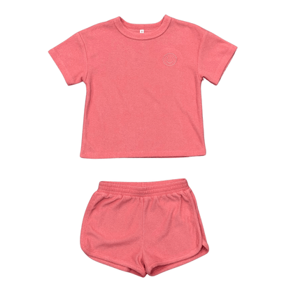 Cotton Terry Short Sleeve Set - Various Colors | Babysprouts