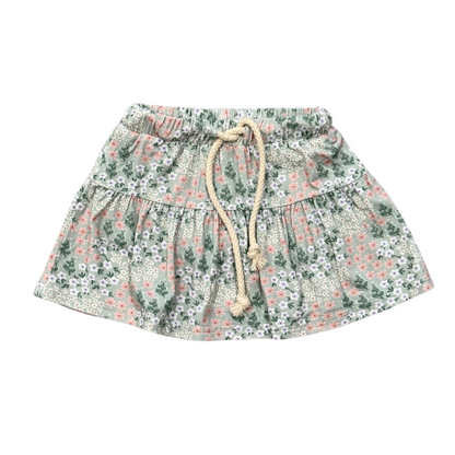 Girls Bamboo Viscose Skort with Built-In Shorts | babysprouts