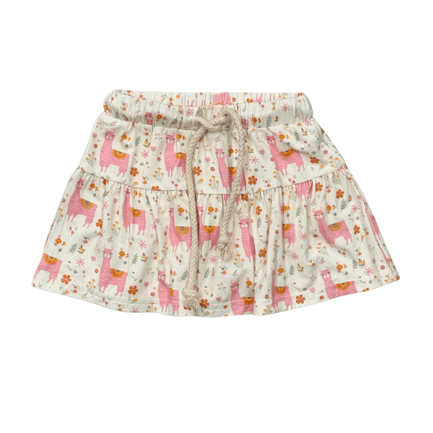 Girls Bamboo Viscose Skort with Built-In Shorts | babysprouts