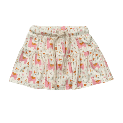 Girls Bamboo Viscose Skort with Built-In Shorts | babysprouts