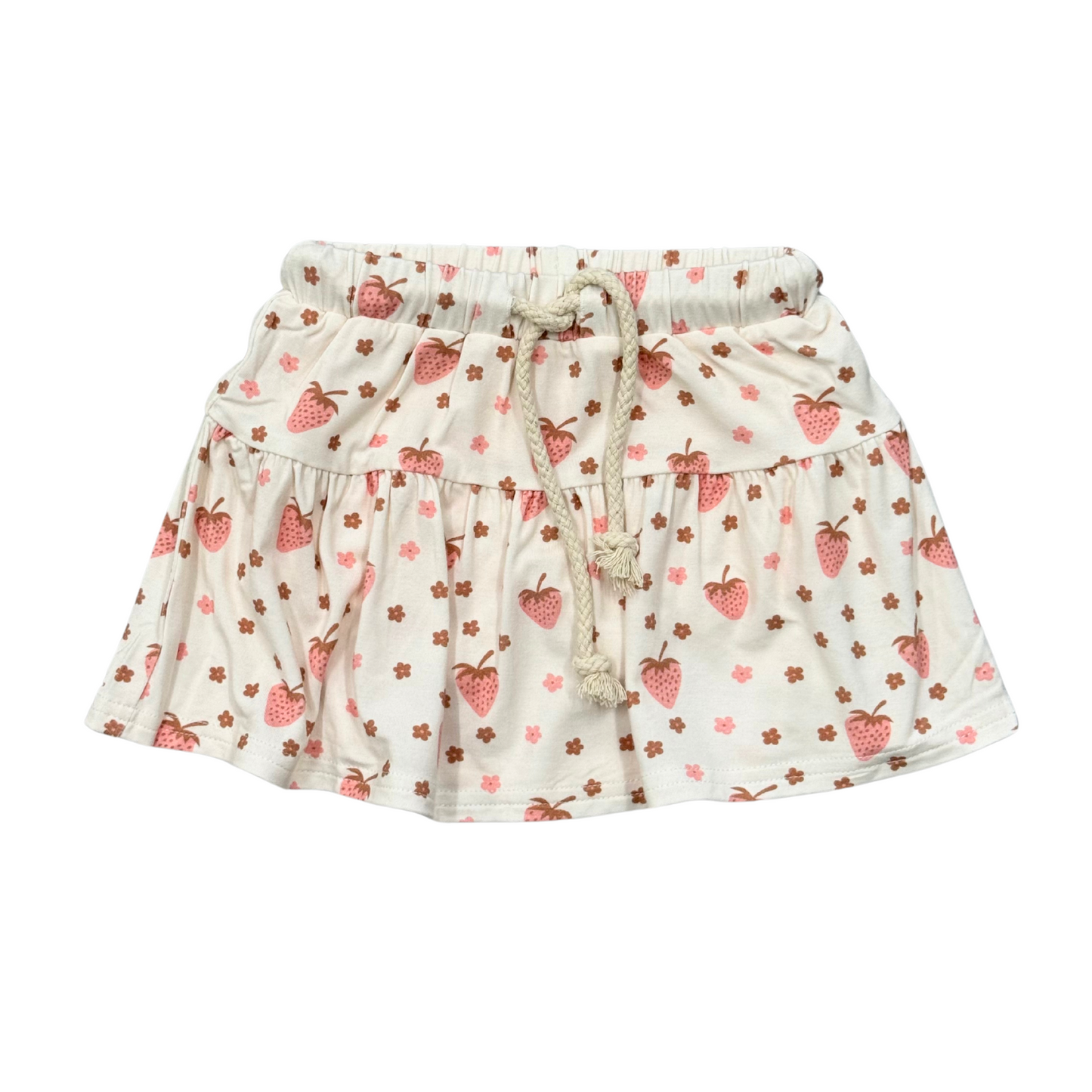 Girls Bamboo Viscose Skort with Built-In Shorts | babysprouts