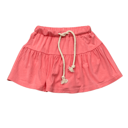 Girls Bamboo Viscose Skort with Built-In Shorts | babysprouts