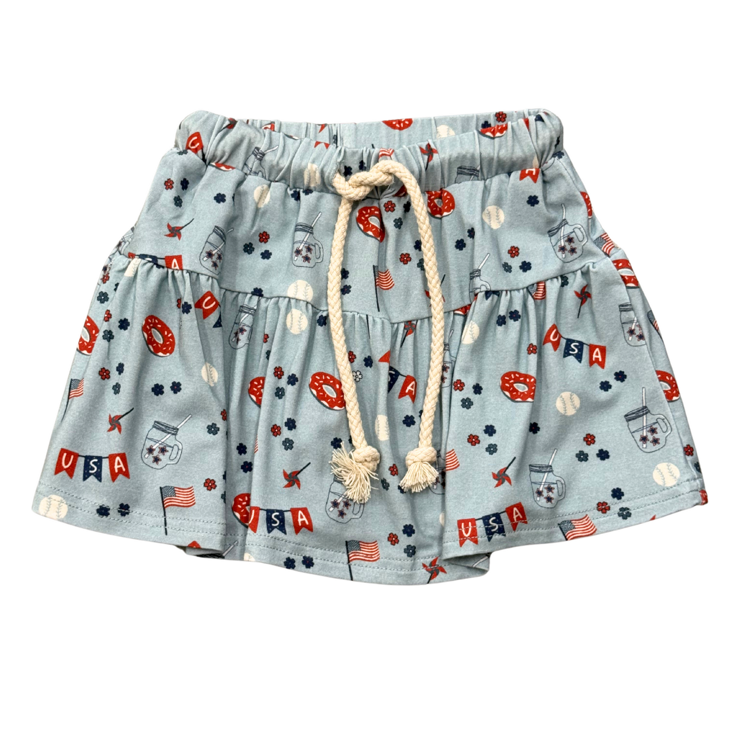 Bamboo Skort - Summer USA