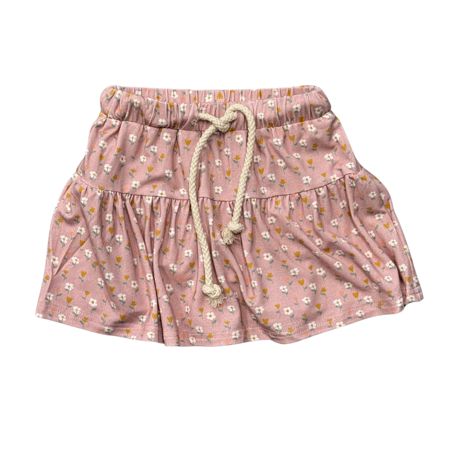 Girls Bamboo Viscose Skort with Built-In Shorts | babysprouts