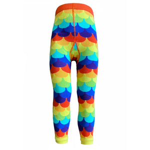 Slugs & Snails Organic Footless tights- rainbow scales