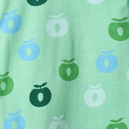 Long-sleeved t-shirt- apples, spring meadow