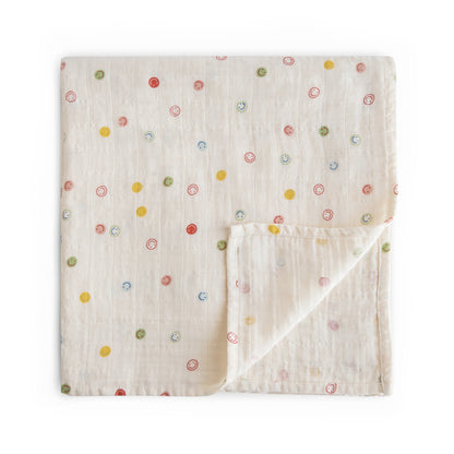 Muslin swaddle blanket, various colors*